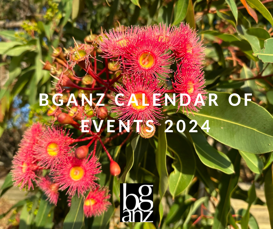 Calendar of events BGANZ BGANZ